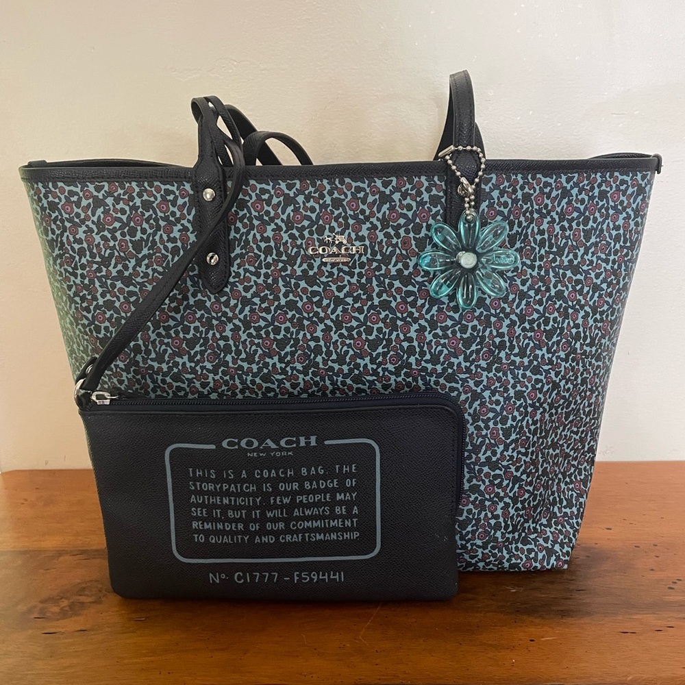 Coach Floral City Tote